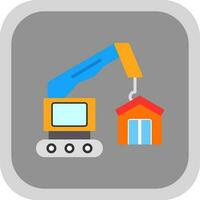 Construction site Vector Icon Design