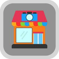 Camera shop Vector Icon Design