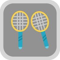 diseño de icono de vector de bádminton