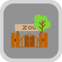 diseño de icono de vector de zoológico