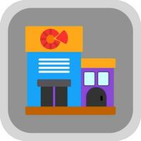 Pizza shop Vector Icon Design