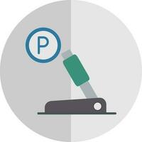 Parking brake Vector Icon Design