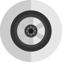 Alloy wheel Vector Icon Design