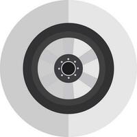 Alloy wheel Vector Icon Design