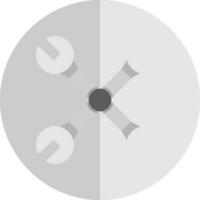 Cross wrench Vector Icon Design