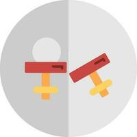 Cufflinks Vector Icon Design