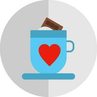 Hot chocolate Vector Icon Design