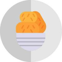 Croquette Vector Icon Design