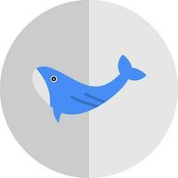 Whale Vector Icon Design