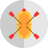 Rafting Vector Icon Design