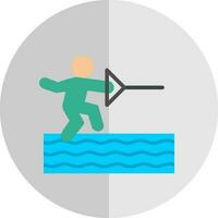 Water ski Vector Icon Design