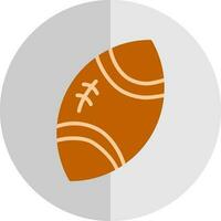 Rugby ball Vector Icon Design