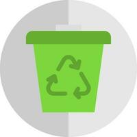 Waste bin Vector Icon Design