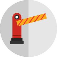 Parking barrier Vector Icon Design