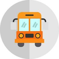 colegio autobús vector icono diseño