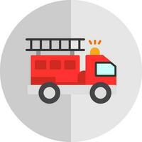 Firetruck Vector Icon Design