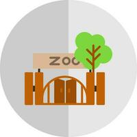 diseño de icono de vector de zoológico