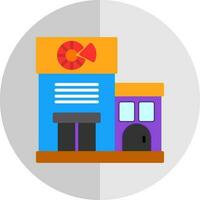 Pizza shop Vector Icon Design