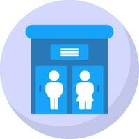 Public toilet Vector Icon Design