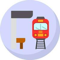 diseño de icono de vector de metro