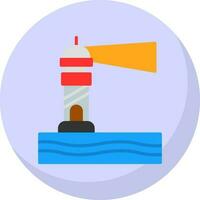 Lighthouse Vector Icon Design