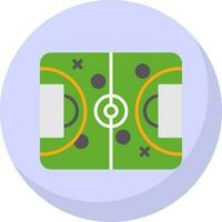 Football field Vector Icon Design