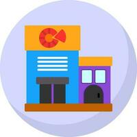 Pizza shop Vector Icon Design