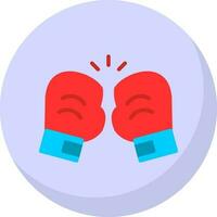 Boxing gloves Vector Icon Design