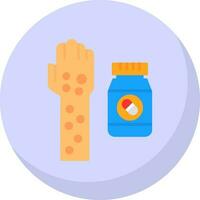 Drug allergy Vector Icon Design