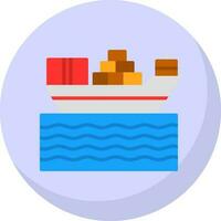 Ship Vector Icon Design