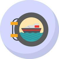 Porthole Vector Icon Design