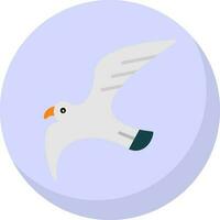 Seagull Vector Icon Design