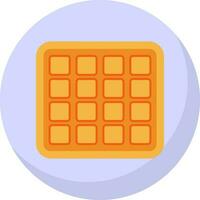 Waffle Vector Icon Design