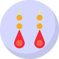 Earring Vector Icon Design