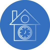 Cuckoo clock Vector Icon Design