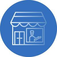 Shopkeeper Vector Icon Design