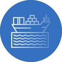 Ship Vector Icon Design