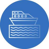 diseño de icono de vector de barco