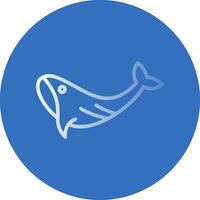 Whale Vector Icon Design