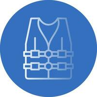Life vest Vector Icon Design