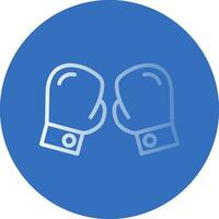 Boxing gloves Vector Icon Design