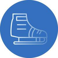 Ice skating Vector Icon Design