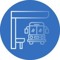 Bus stop Vector Icon Design