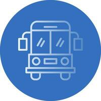 School bus Vector Icon Design