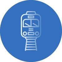 Tram Vector Icon Design