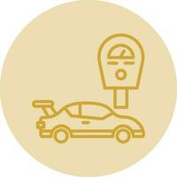 Parking meter Vector Icon Design