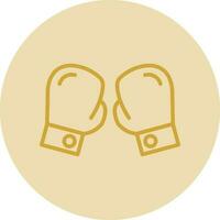 Boxing gloves Vector Icon Design