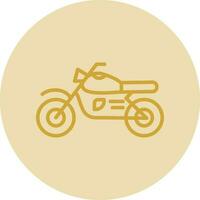 Motorbike Vector Icon Design