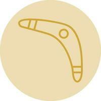 Boomerang Vector Icon Design