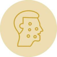 Redness Vector Icon Design